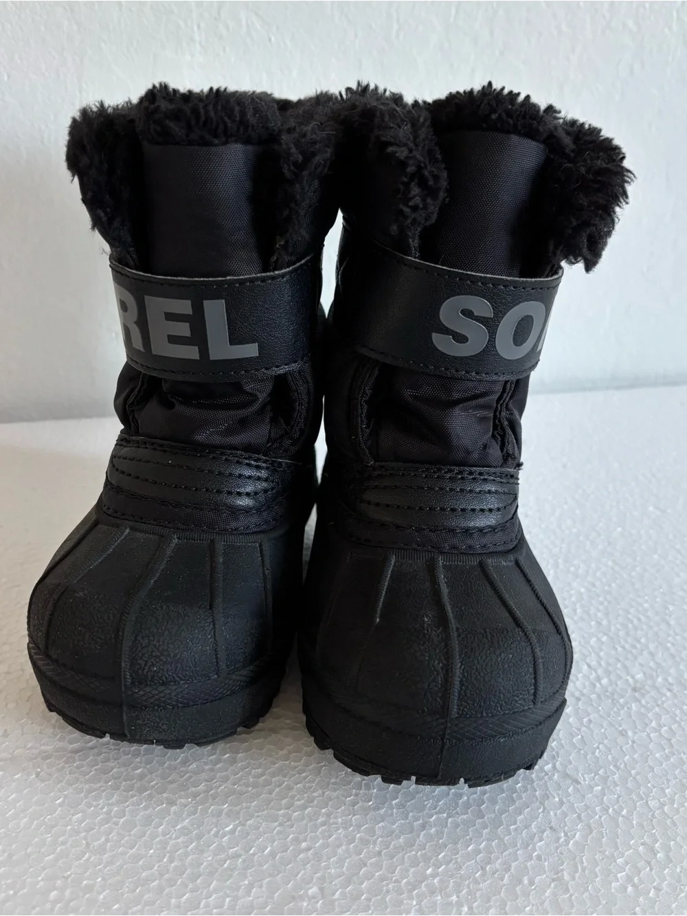 Sorel Black Toddler Polar Bear Snow Boots Size 7